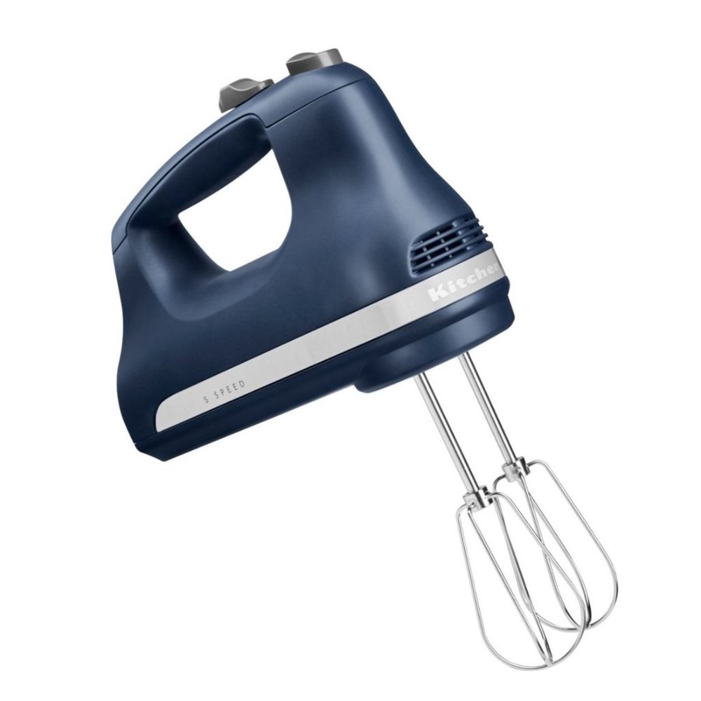 New in Box INK BLUE KitchenAid Ultra Power 5-Speed Hand Mixer - Matte NAVY
